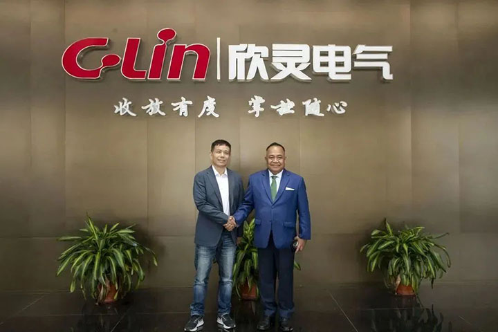泰國內(nèi)政部前副部長納里斯·坎努拉克率代表團(tuán)走訪欣靈電氣
