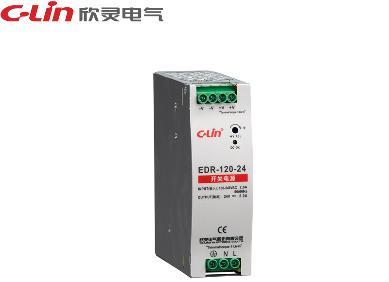 EDR-120W單組輸出導(dǎo)軌開關(guān)電源
