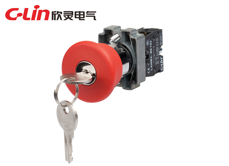 LANB2-BS142帶鑰匙轉(zhuǎn)動復(fù)位緊急鈕
